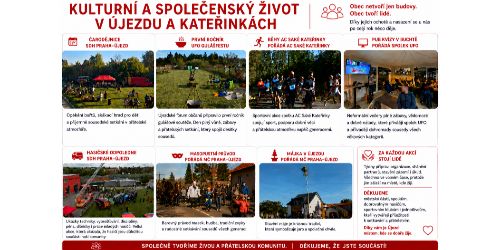 Kulturní a společenský život v Újezdu a Kateřinkách