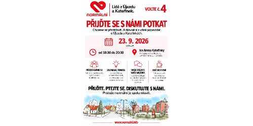 Pozvánka na osobní setkání dne 23. 9. 2026